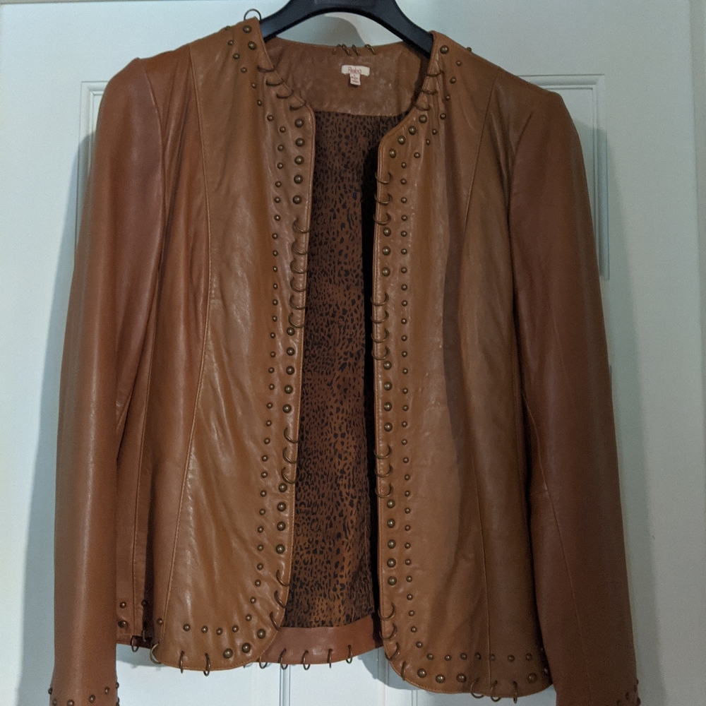 Reba Leather Blazer/ jacket